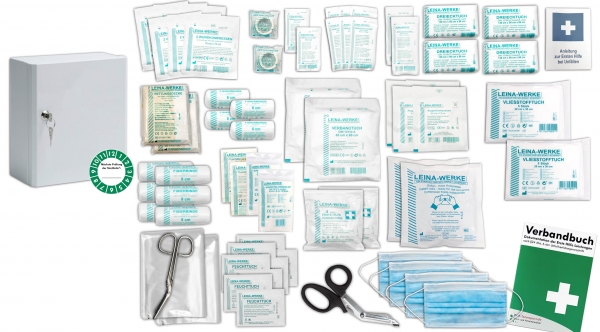 Verbandschrank A mit Inhalt nach aktueller DIN 13169